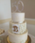 50th anniversary cake